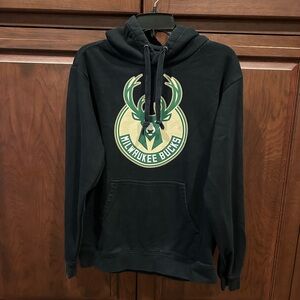 Black Milwaukee Bucks Antetokounmpo hoodie sz M